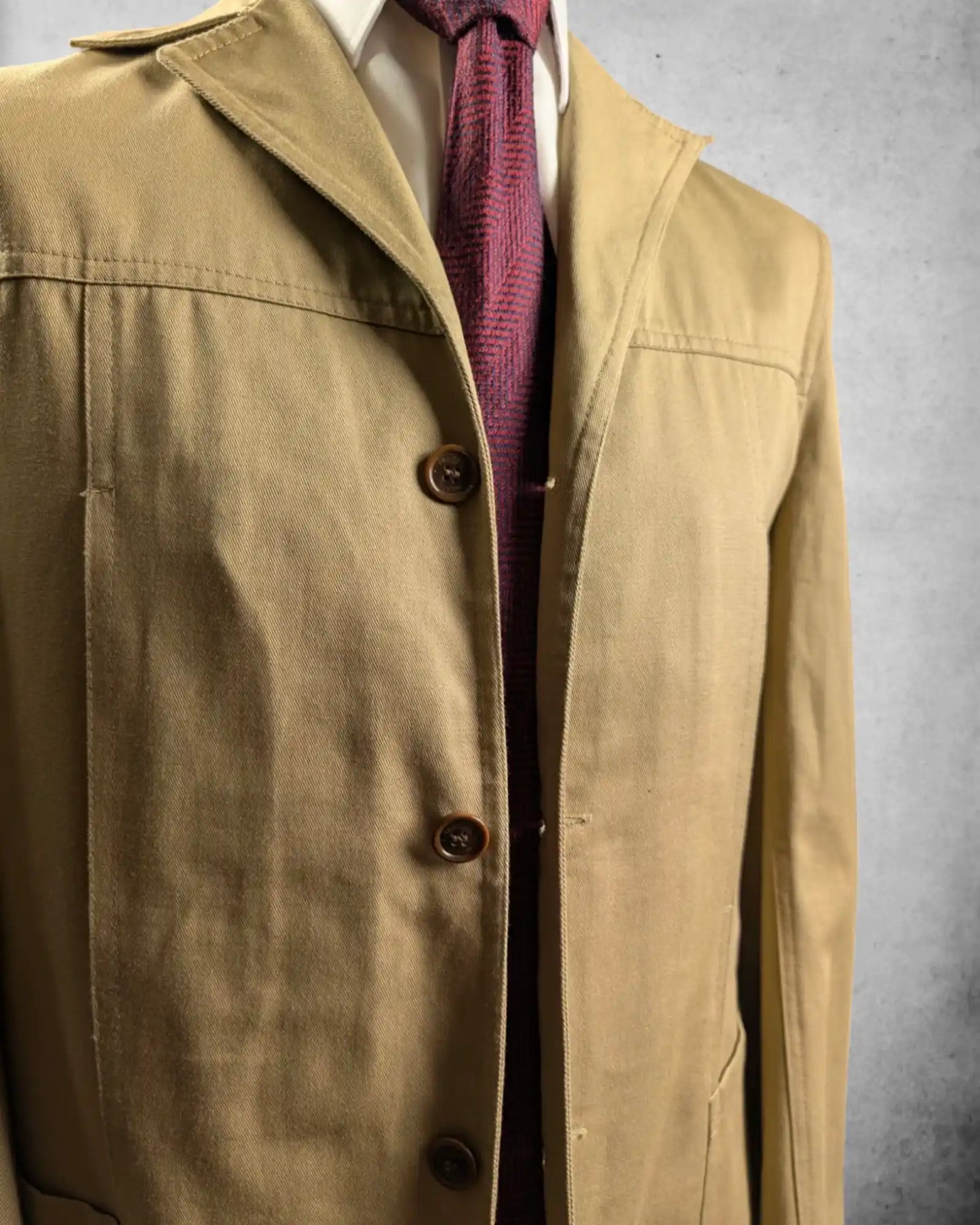 Elegante, Beige Herrenjacke