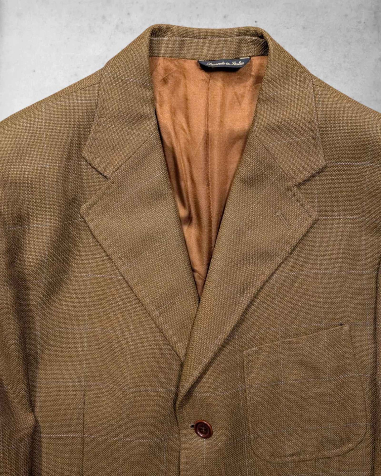 Männer Mode, Sakko von Fusaro, Detailaufnahme