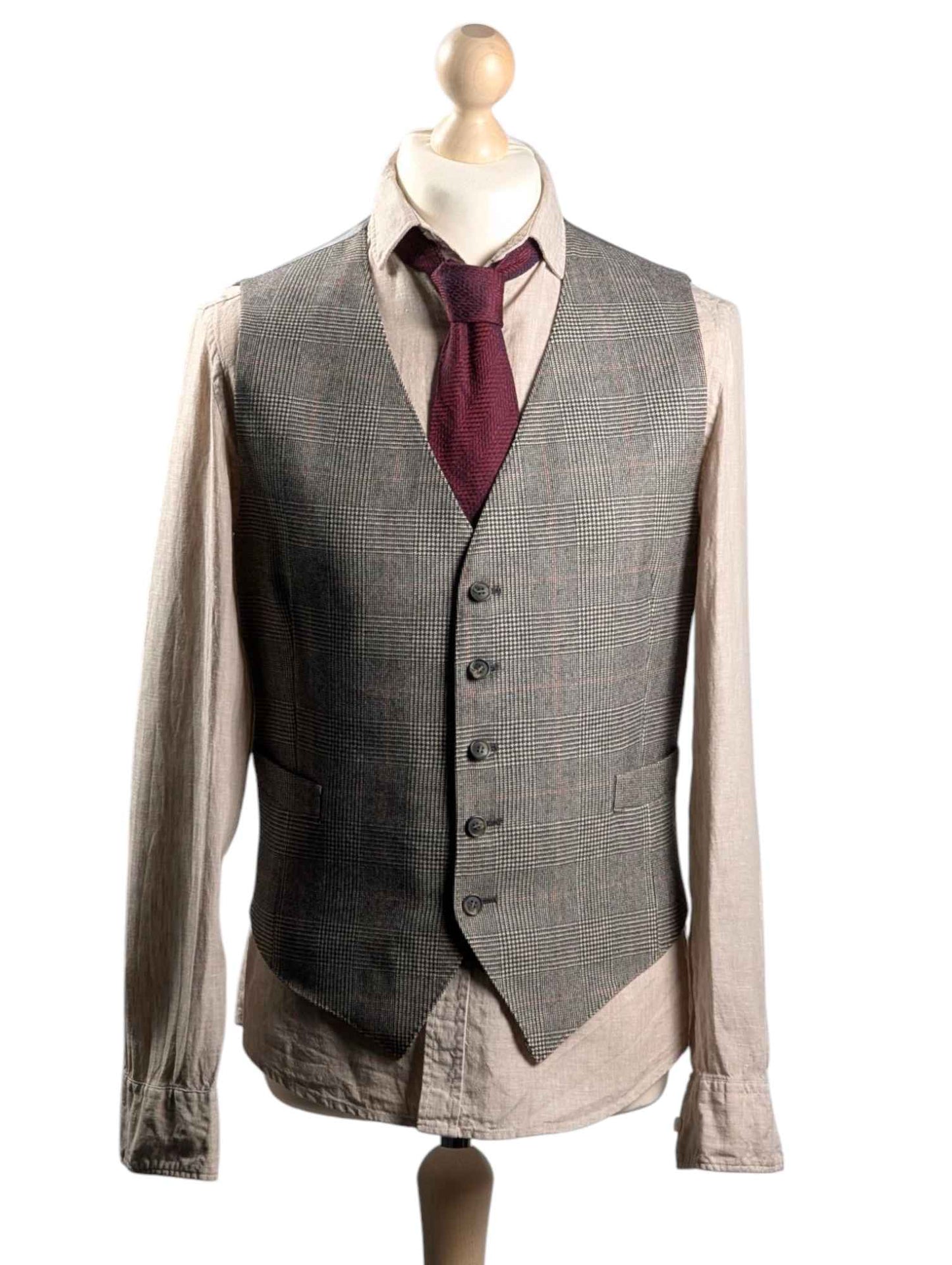 Vintage Herrenweste im Peaky Blinders Stil