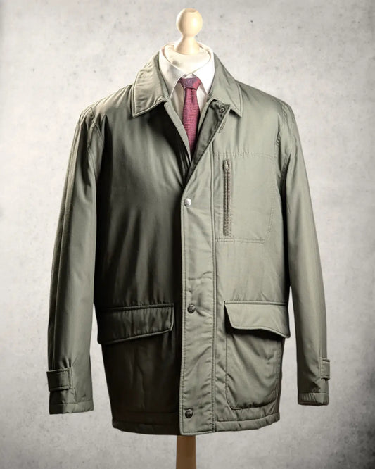 Field Jacket in Khaki mit Cord