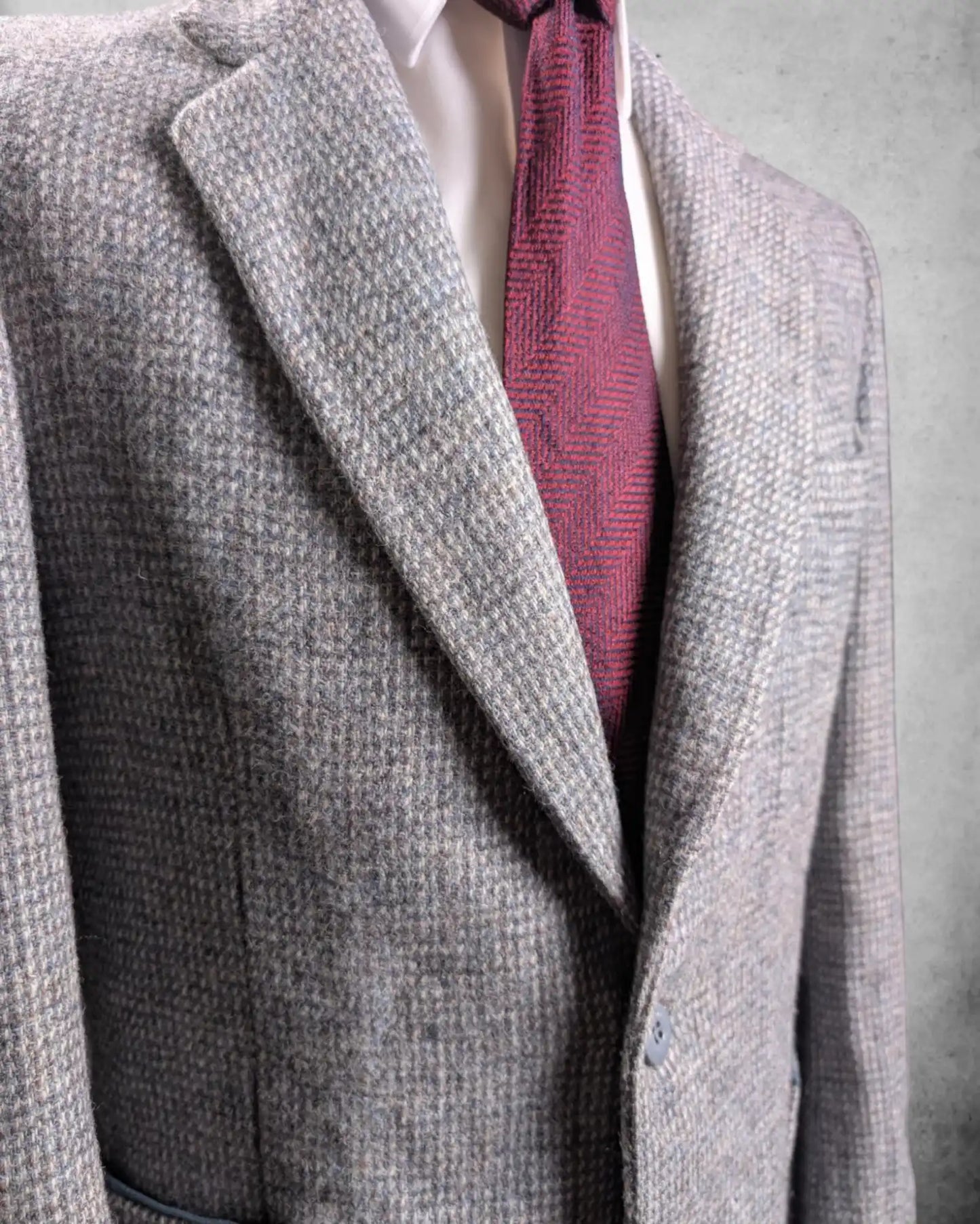 Harris Tweed Herrensakko in grau