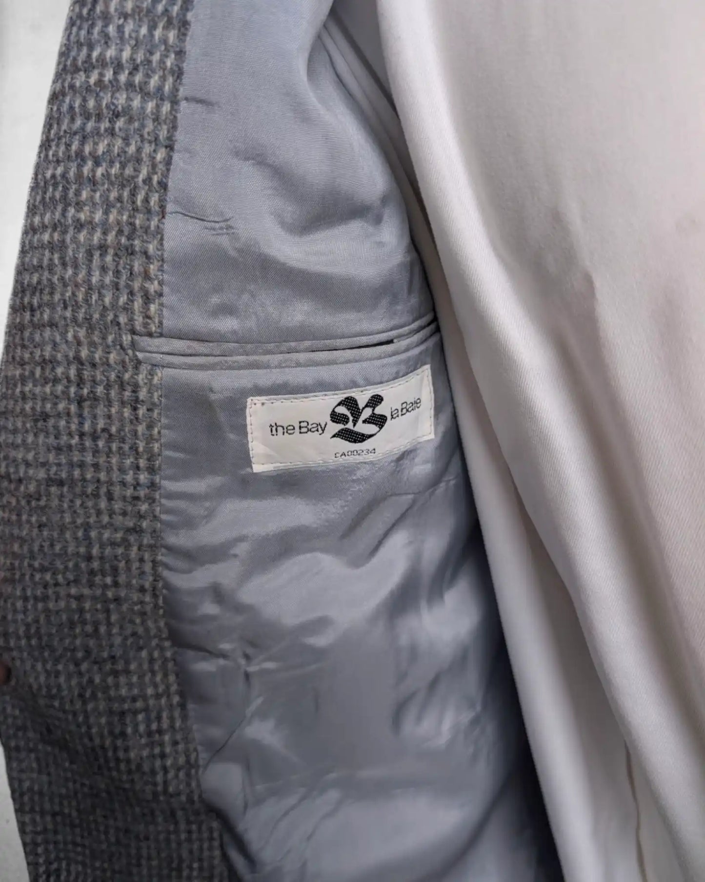 Innenansicht eines Harris Tweed Sakkos