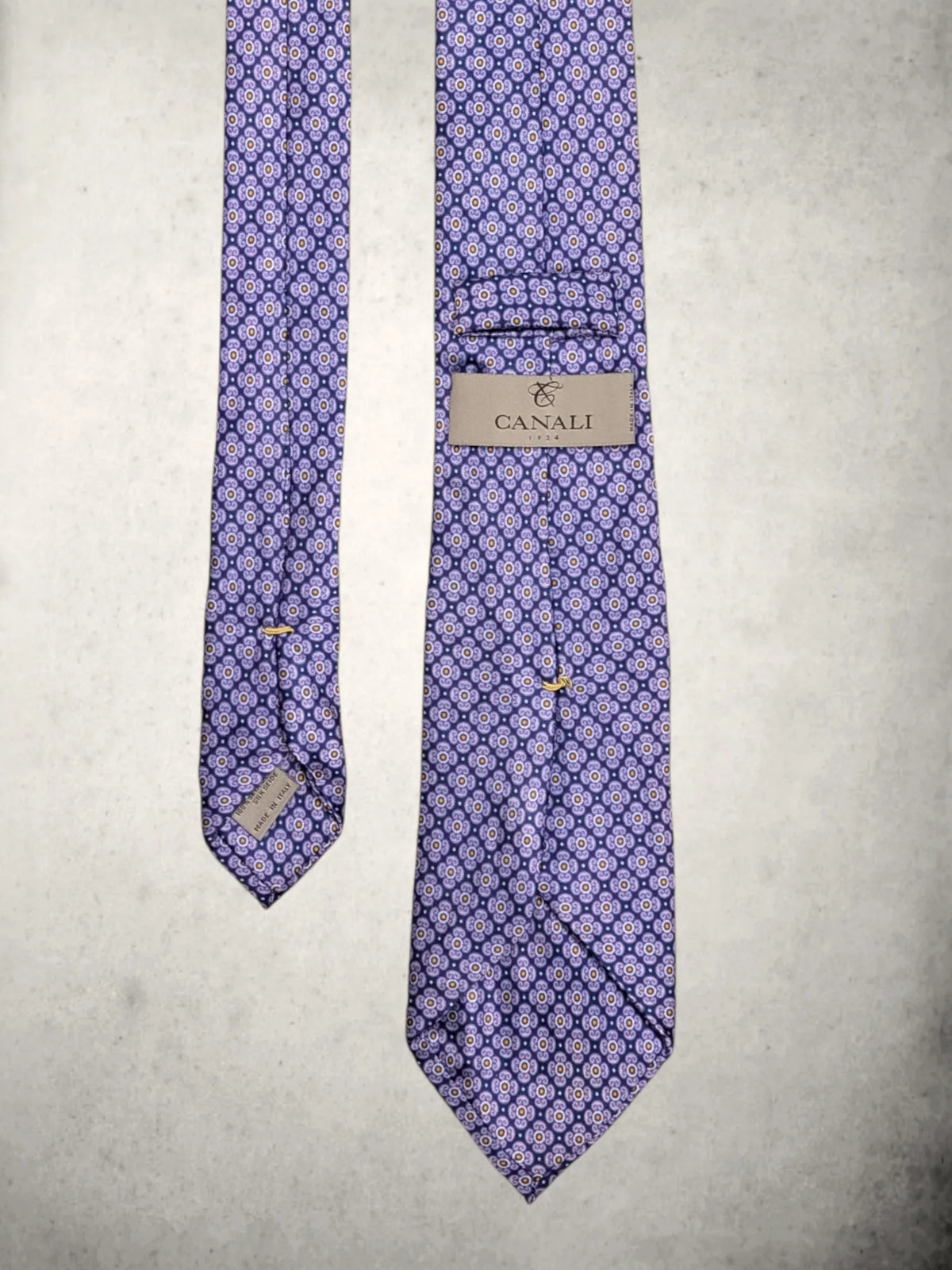 Seidenkrawatte in Lila von Canali 