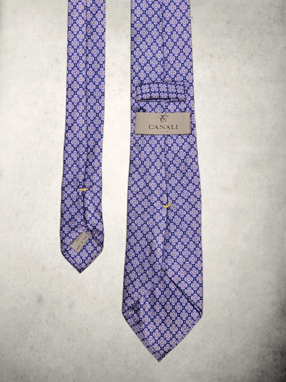Seidenkrawatte in Lila von Canali 