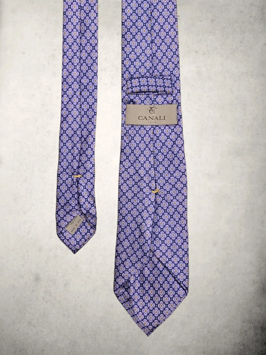 Seidenkrawatte in Lila von Canali 