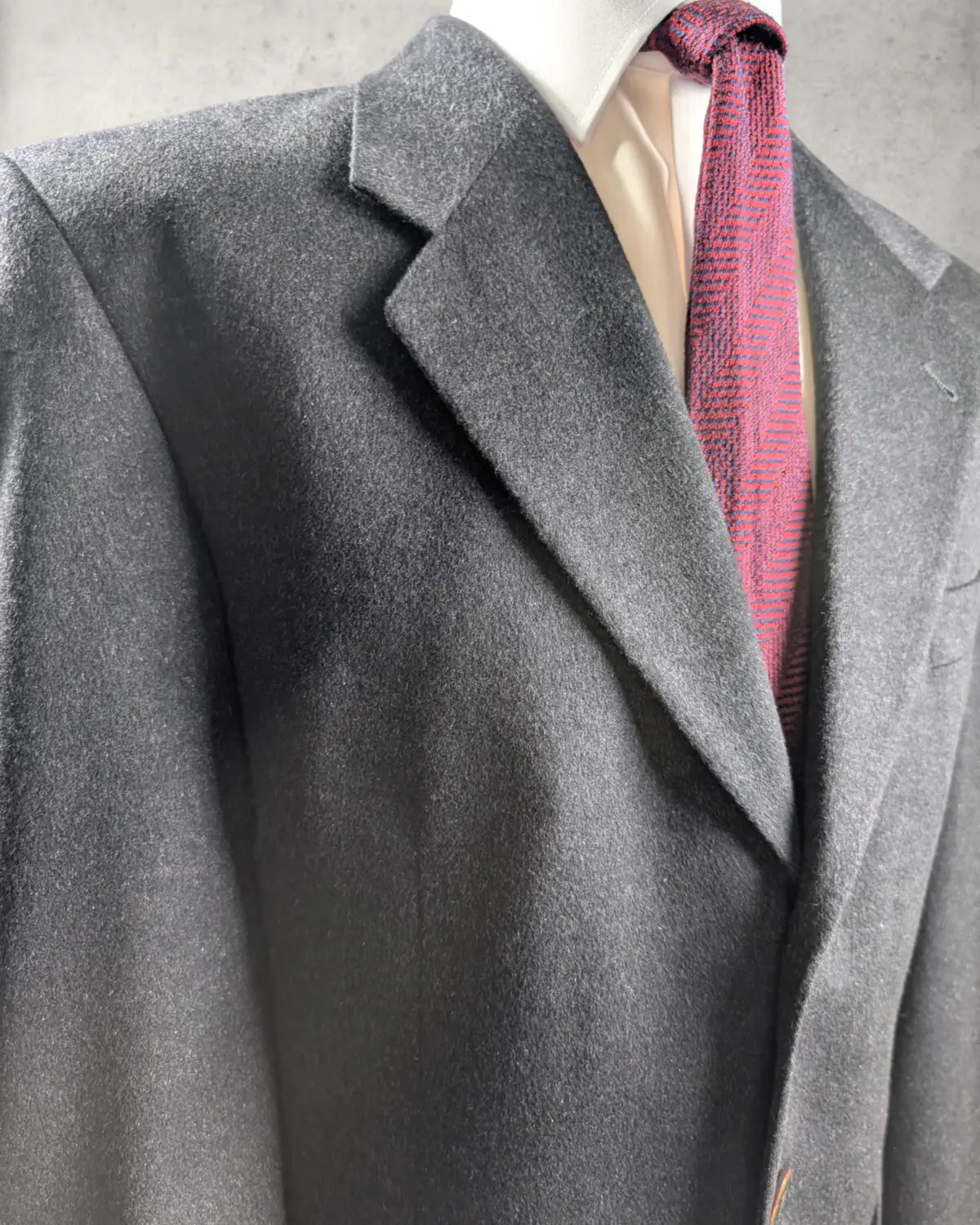 Graues Herrensakko von gaenslen und Völter aus Kaschmir-Mix