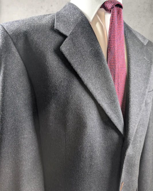 Graues Herrensakko von gaenslen und Völter aus Kaschmir-Mix
