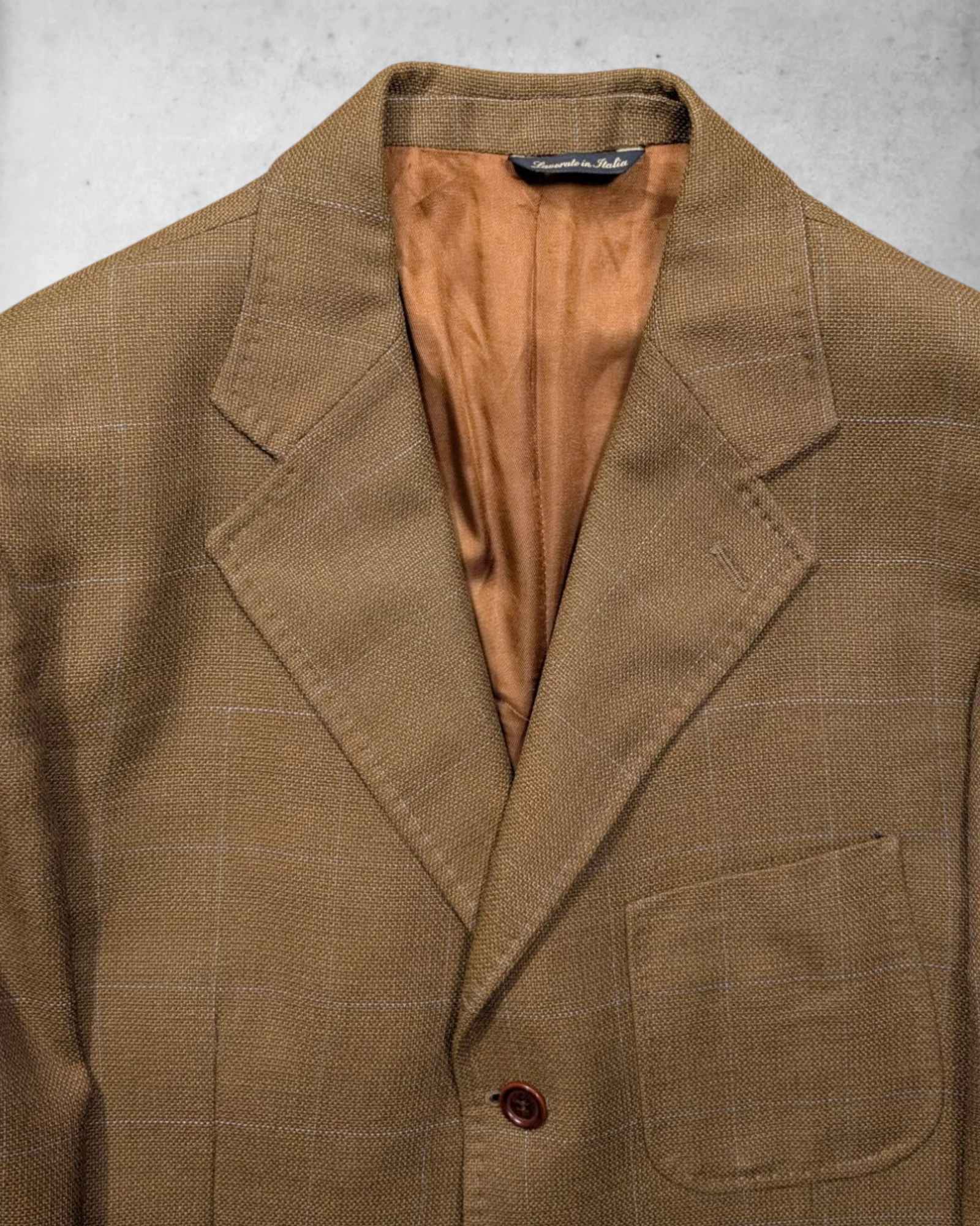 Männer Mode, Sakko von Fusaro, Detailaufnahme