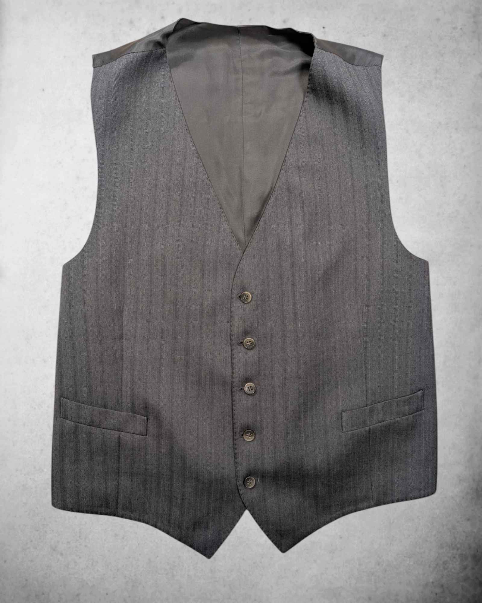 nadelstreifen weste im peaky blinders style