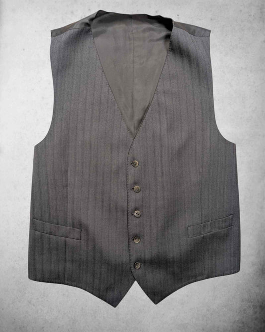 nadelstreifen weste im peaky blinders style