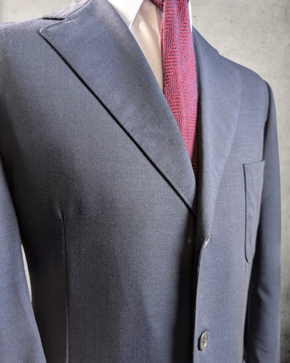 Blaues Yves Saint Laurent Herrensakko aus der Rive Gauche Serie in blau