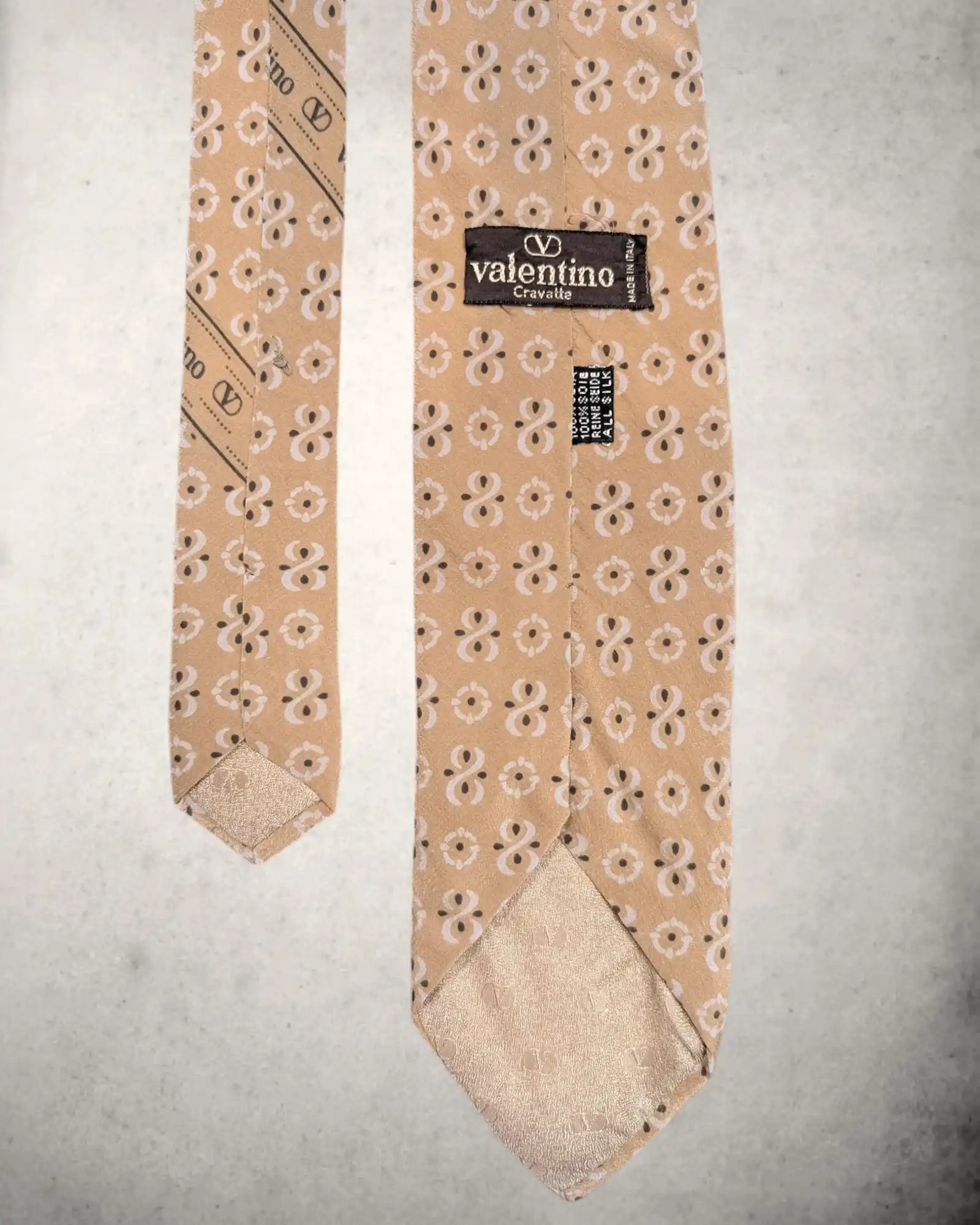 Valentino Herrenkrawatte in Beige