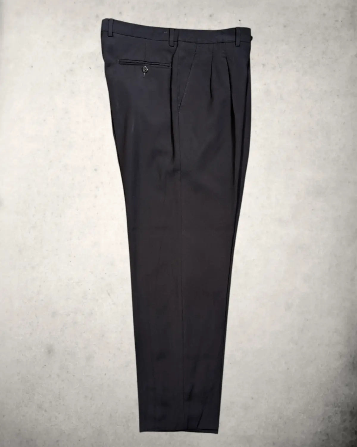 Anzughose in Navy von Barone Roccadoro aus reiner Merinowolle