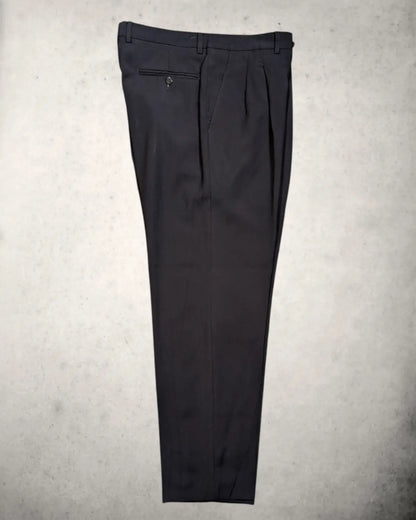 Anzughose in Navy von Barone Roccadoro aus reiner Merinowolle