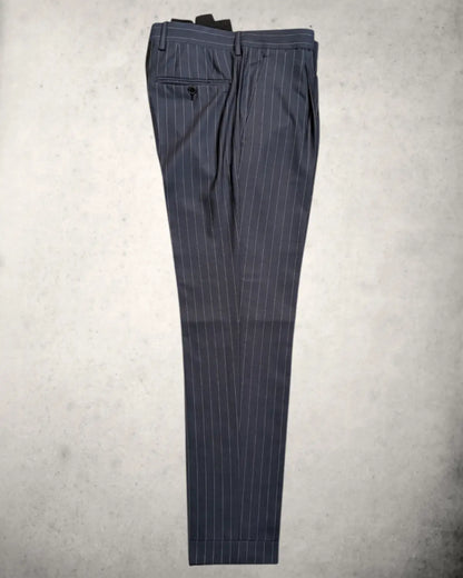 Anzughose aus reiner Wolle von Vitale Barberis Canonico in Navyfarben