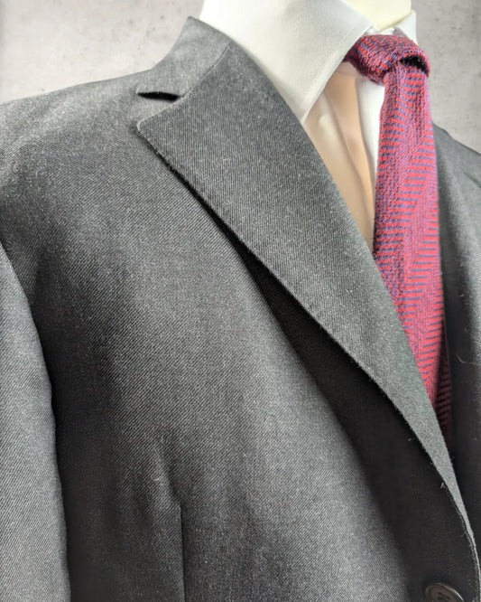 Schwarzes Aquascutum Sakko aus reiner Wolle in Größe 50 (40R) in neuwertigem Zustand.