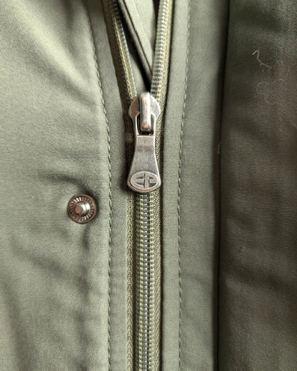 Zipper einer Feldjacke