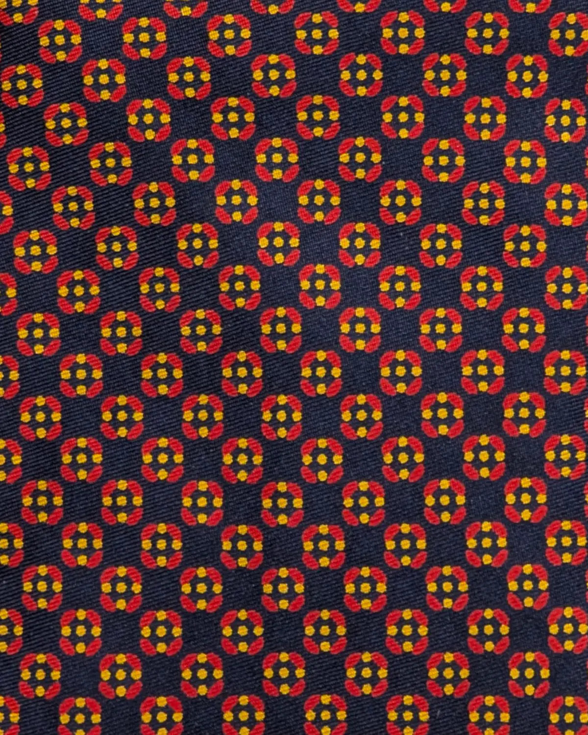Foulard Muster einer Holliday and Brown Seidenkrawatte