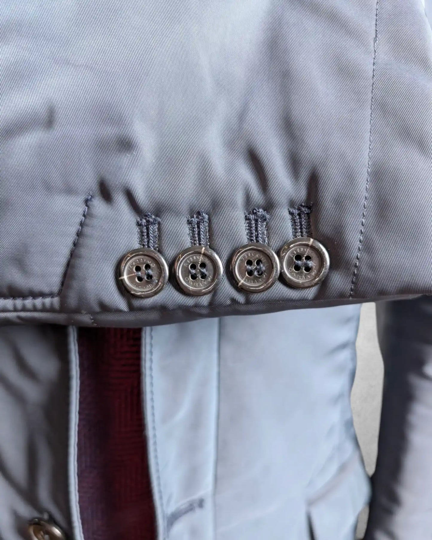 blaue Vintage Herrenjacke 