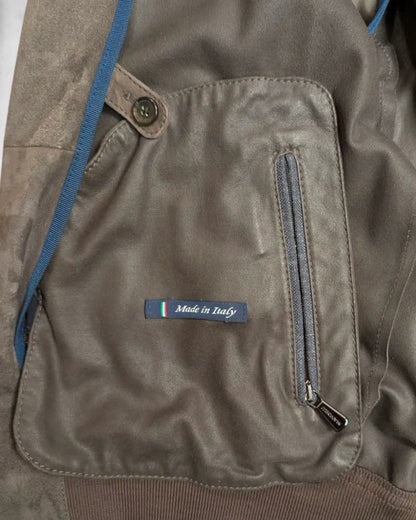Innentasche einer Mandelli Lederjacke
