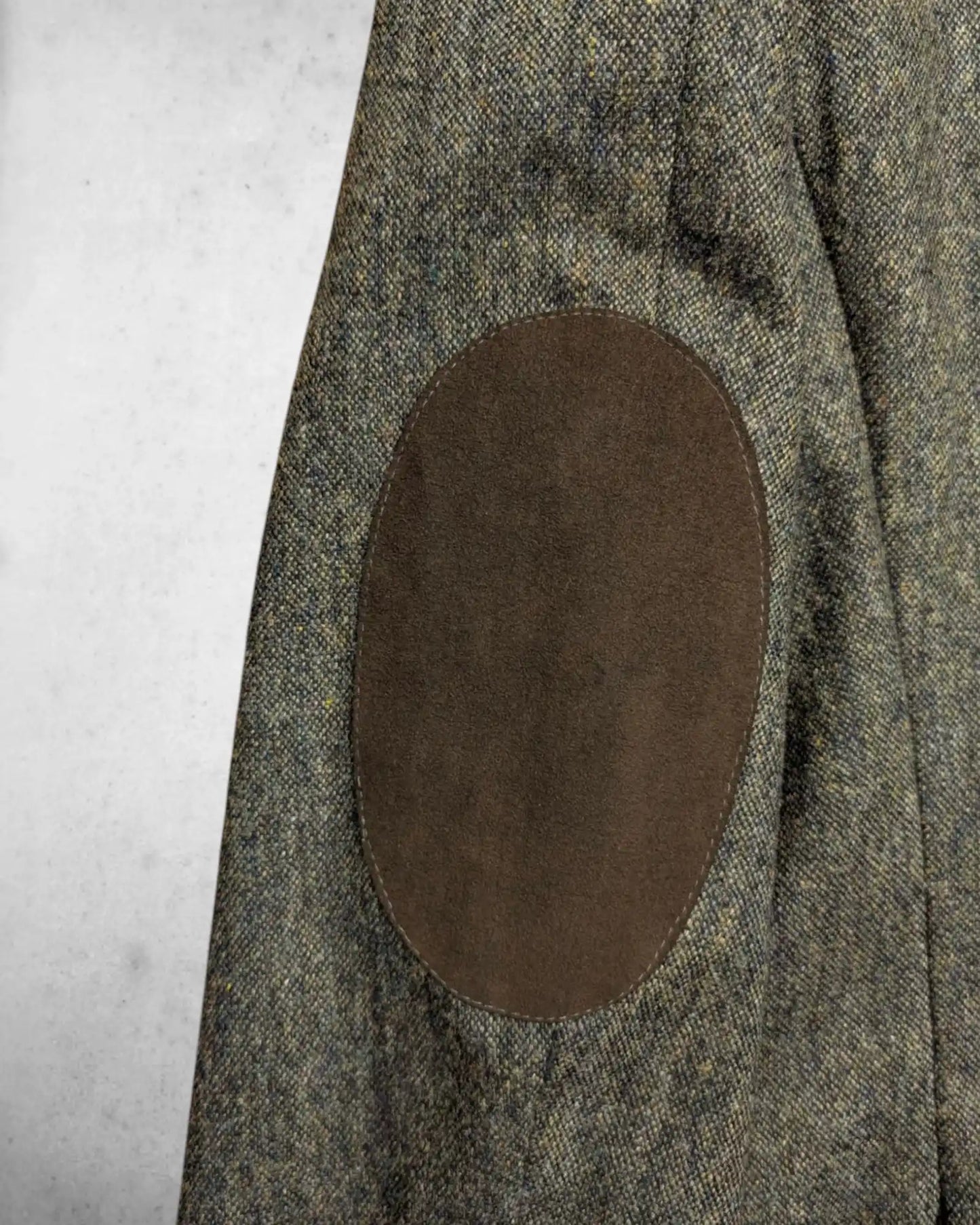 Ellenbogen-Patch Nahaufnahme eines Bottoli Herrensakkos