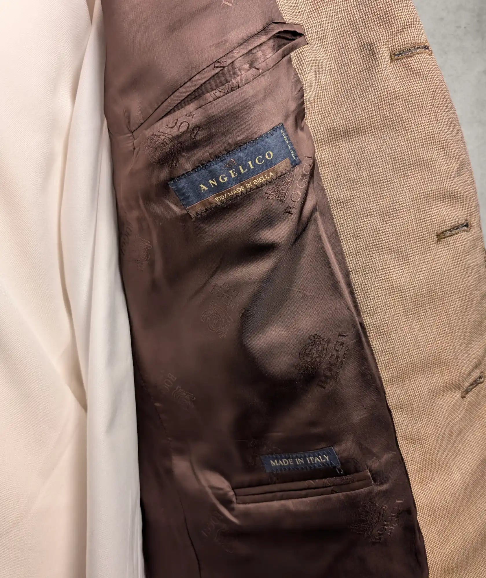 Boggi Milano Herrensakko aus Angelico Biella Stoff