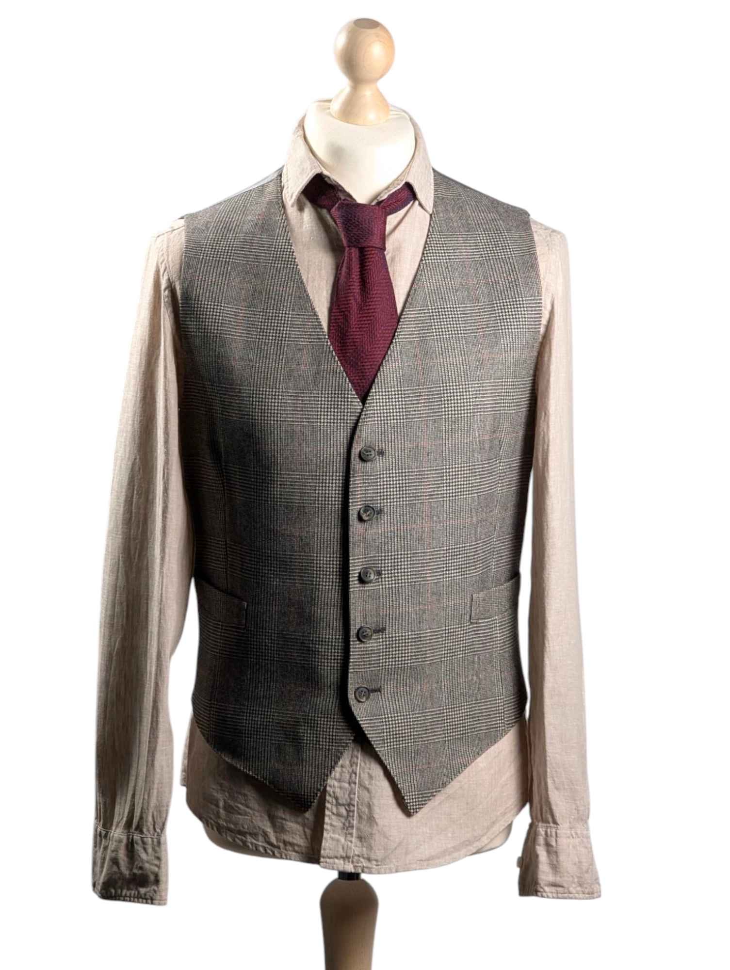 Vintage Herrenweste im Peaky Blinders Stil