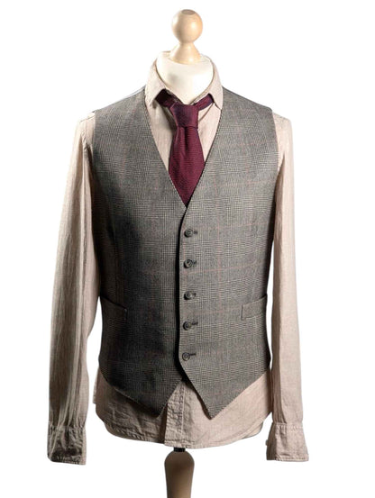 Vintage Herrenweste im Peaky Blinders Stil