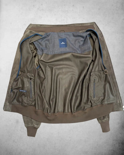 Innenansicht einer Mandelli Lederjacke