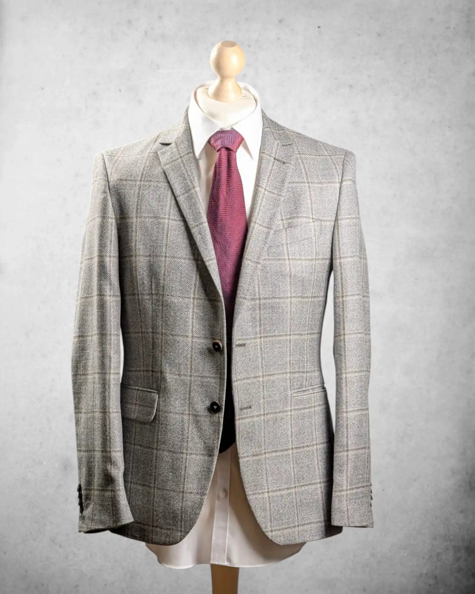 Hochwertiges Loro Piana Leinen Tweed Sakko