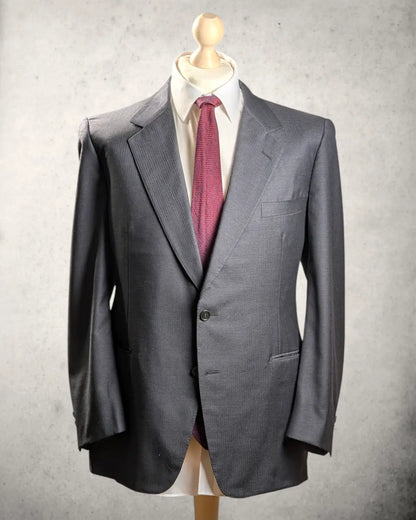 Belvest Sakko Anthrazit – Loro Piana Tasmanian Super 100s – Gr. 54