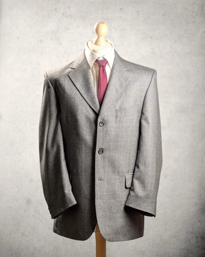 Edles Prince-of-Wales Sakko aus 100% Schurwolle (Woolmark) - Gr. 52