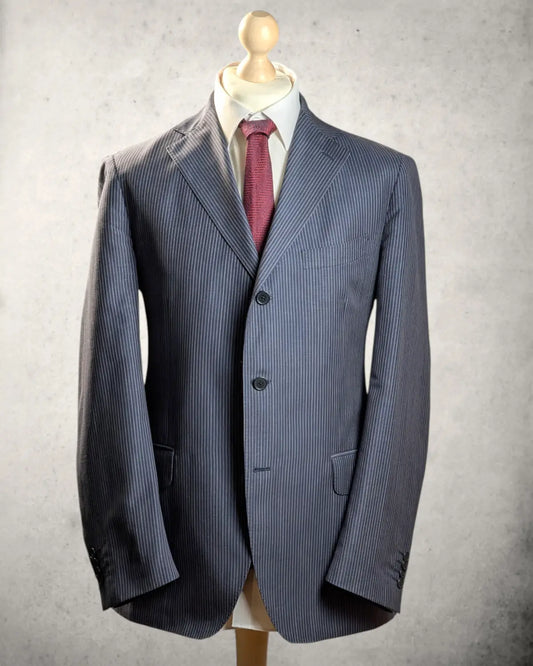 Lardini Nadelstreifensakko in Blau, Gr. 54 (7R)