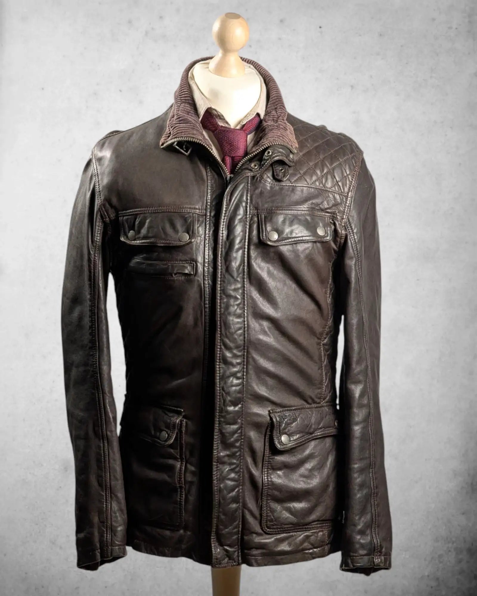 Schott NYC Herren Lederjacke