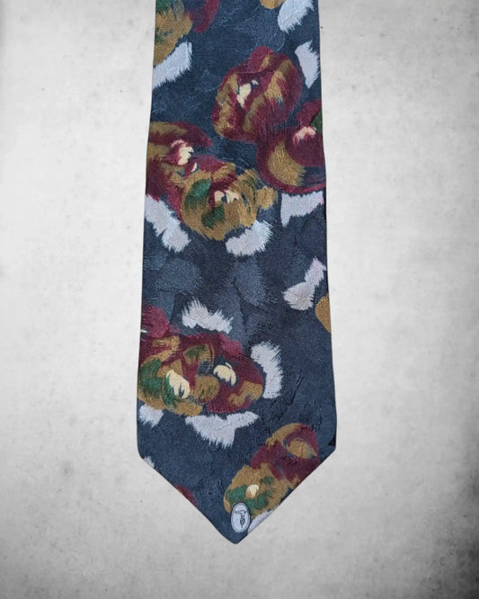 buntgemusterte Herrenkrawatte von trussardi
