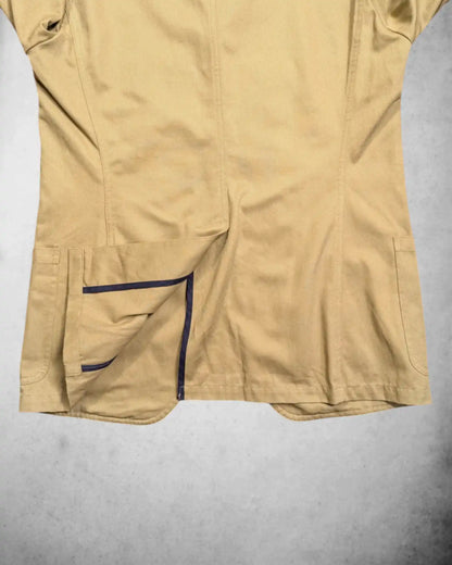 Mittelschlitz einer Baumwolljacke für Herren