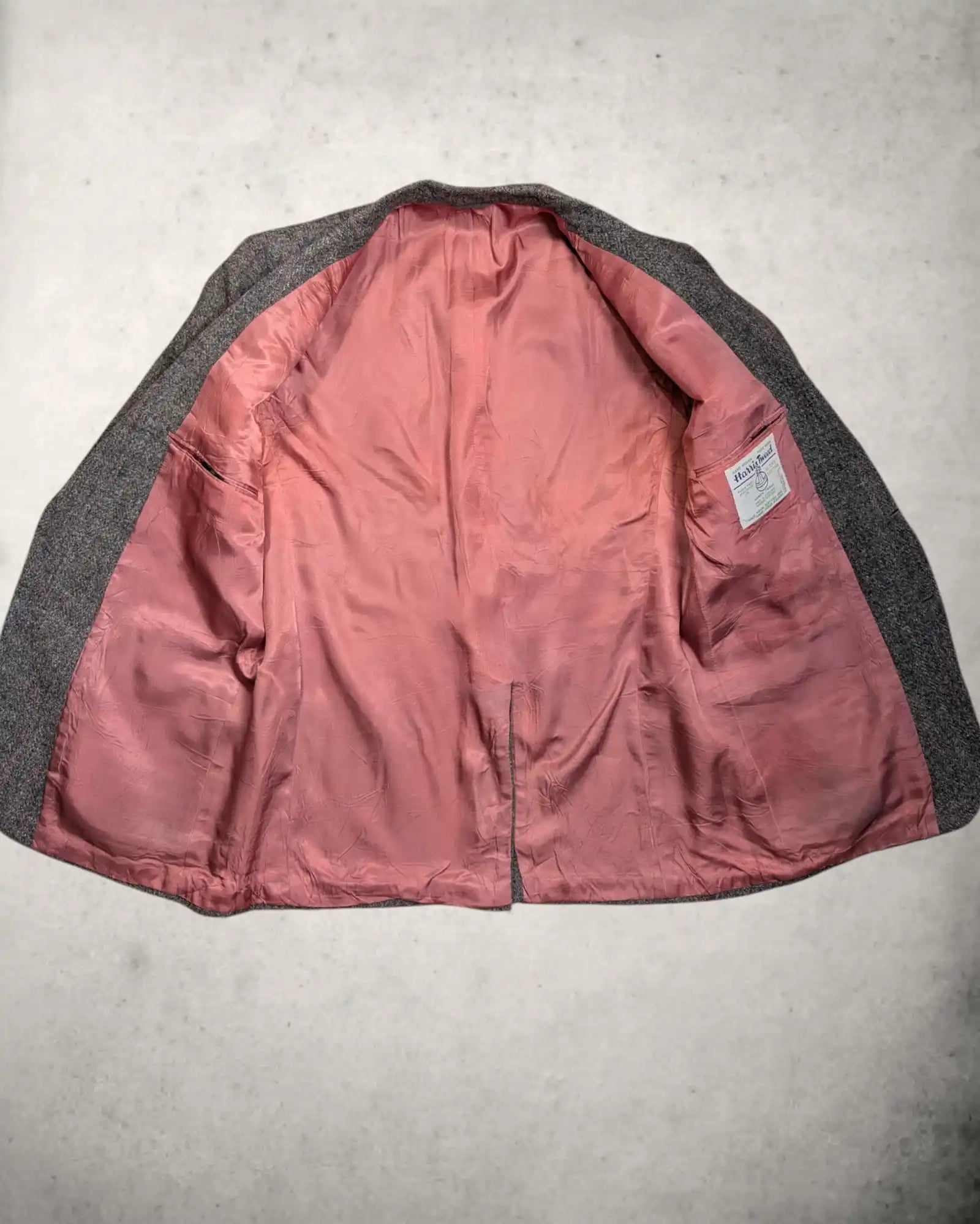 Innenansicht eines Harris Tweed Sakkos