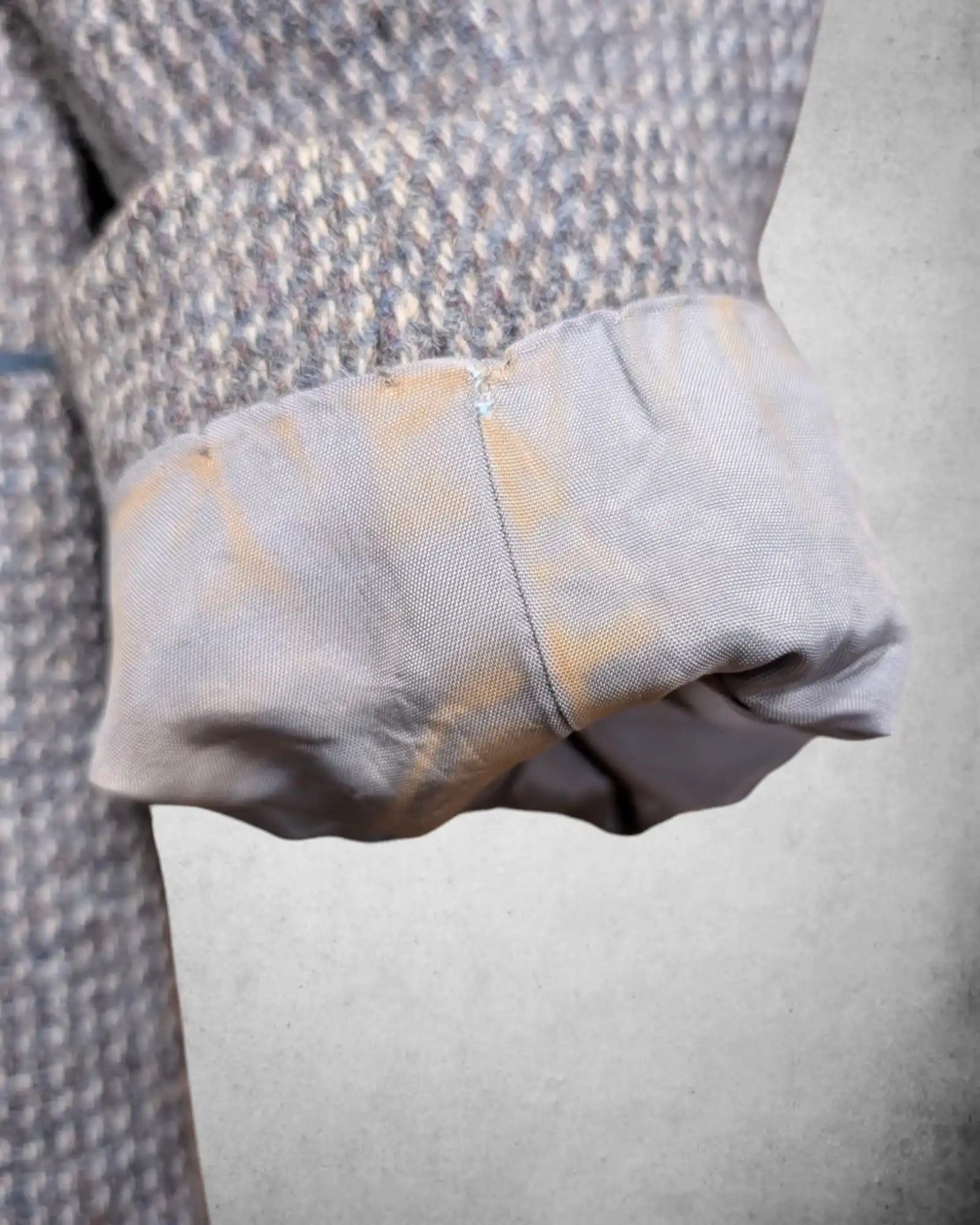 Harris Tweed Sakko vergilbung im ärmel