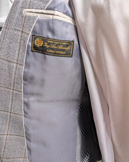 Hochwertiges Loro Piana Leinen Tweed Sakko