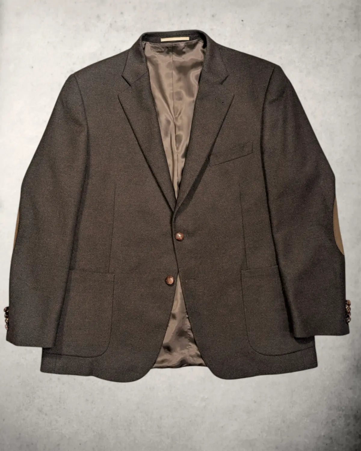 Sakko von Pancaldi&B aus Merinowolle in Braun