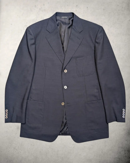 YSL Herrensakko in Blau aus der Rive Gauche Linie in Größe 52