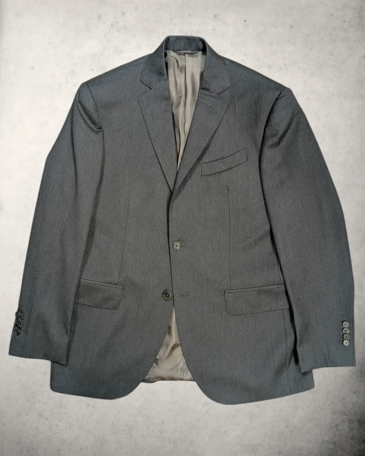Su Misura Sakko in Anthrazit mit funktionellen Ärmelknöpfen