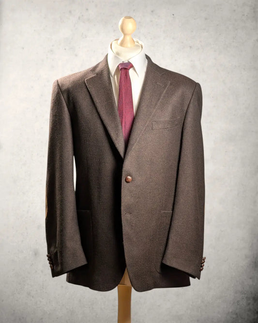 Braunes Pancaldi & B Sakko aus reiner Merinowolle Gr. 56
